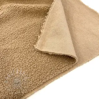 Kappmaterial TEDDY camel