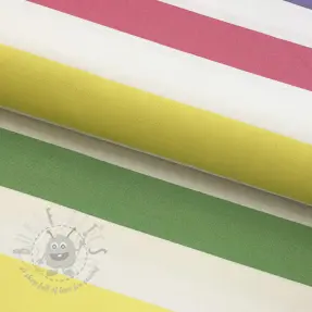 Dekorationstyg Stripes multicolour design C