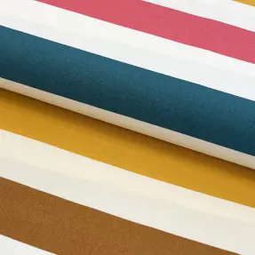 Dekoračná látka Stripes multicolour design B