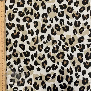 Dekorationstyg Linenlook Animal skin natural