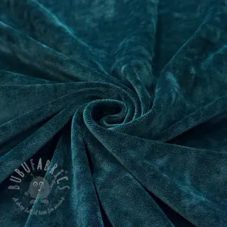 Sammet VELVET STRETCH petrol
