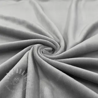 Sammet VELVET STRETCH light grey