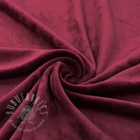 Sammet VELVET STRETCH bordeaux