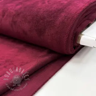 Sammet VELVET STRETCH bordeaux