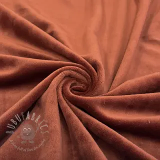 Sammet VELVET STRETCH brick
