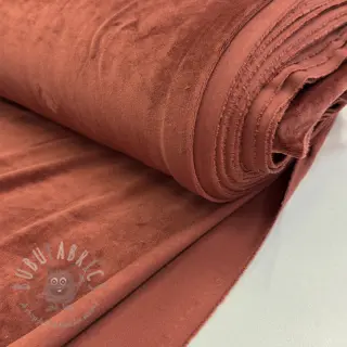 Sammet VELVET STRETCH brick