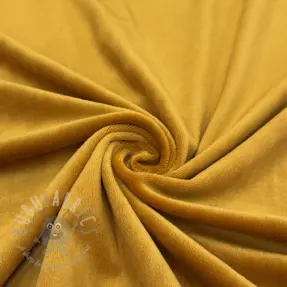 Sammet VELVET STRETCH ochre