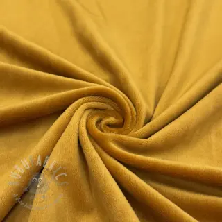 Sammet VELVET STRETCH ochre