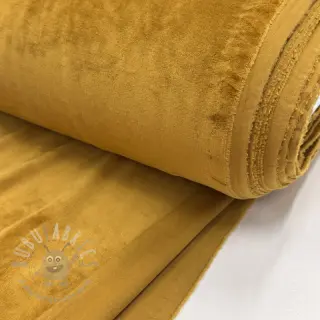 Sammet VELVET STRETCH ochre