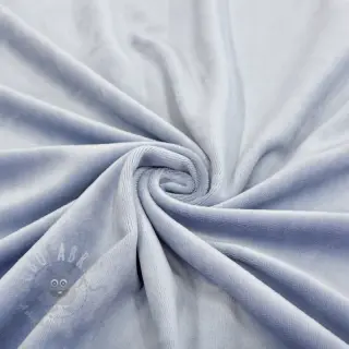 Sammet VELVET STRETCH light blue