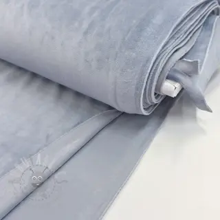 Sammet VELVET STRETCH light blue