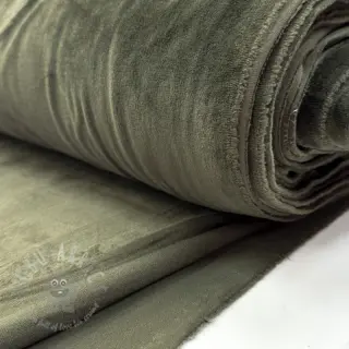 Sammet VELVET STRETCH camo green