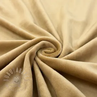 Sammet VELVET STRETCH beige