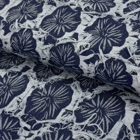 JEANS DENIM Ruffia Flowers design B