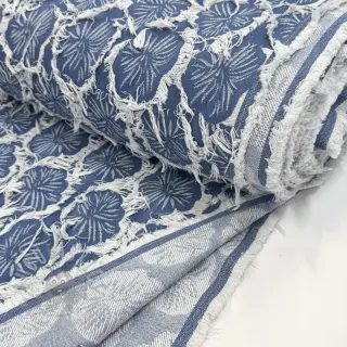 JEANS DENIM Ruffia Flowers design Och