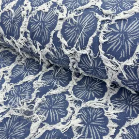 JEANS DENIM Ruffia Flowers design Och