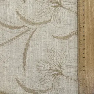 Viskóza s ľanom Desert flowers design C