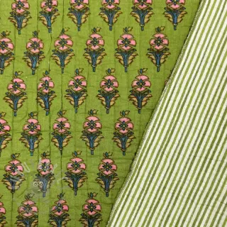 Bomullstyg QUILT Gange vert