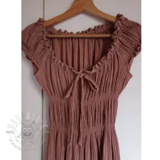 Dubbelgasväv/muslin old blush