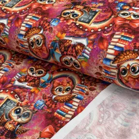 Sweatshirttyg Big eyes design Och digital print
