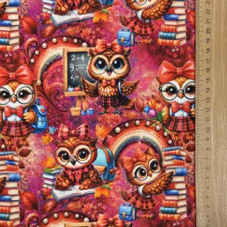 Teplákovina Big eyes design A digital print
