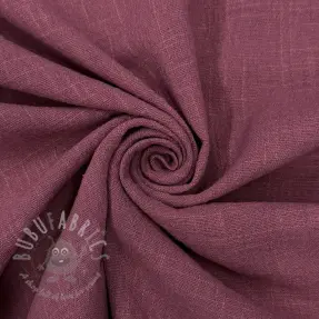 Bomullstyg SLUB WASHED mauve