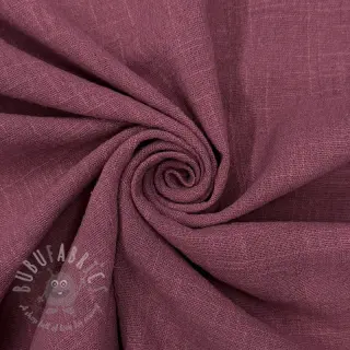Bomullstyg SLUB WASHED mauve
