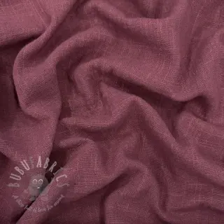 Bomullstyg SLUB WASHED mauve