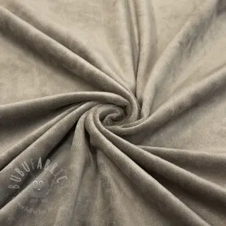 Sammet VELVET STRETCH taupe