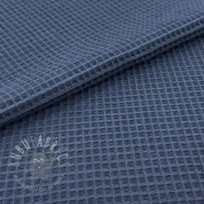 Bomull med vaffelbindning dark jeans