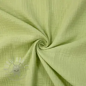Dubbelgasväv/muslin soft green