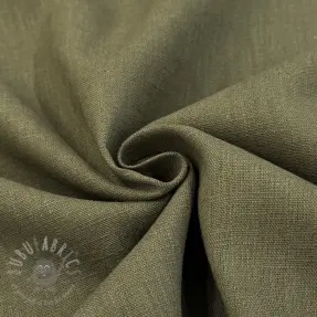 Förtvättat lin dark moss green