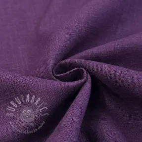 Förtvättat lin dark purple