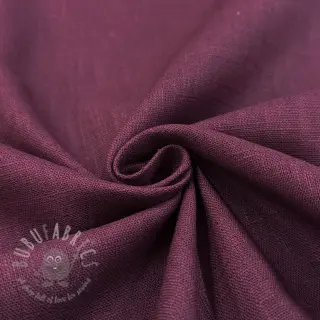 Förtvättat lin wine red