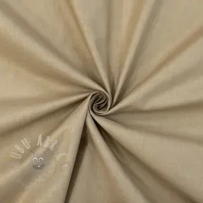 Bomullspoplin dark beige