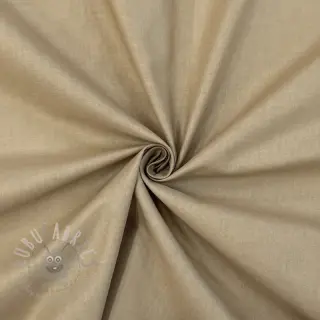 Bomullspoplin dark beige